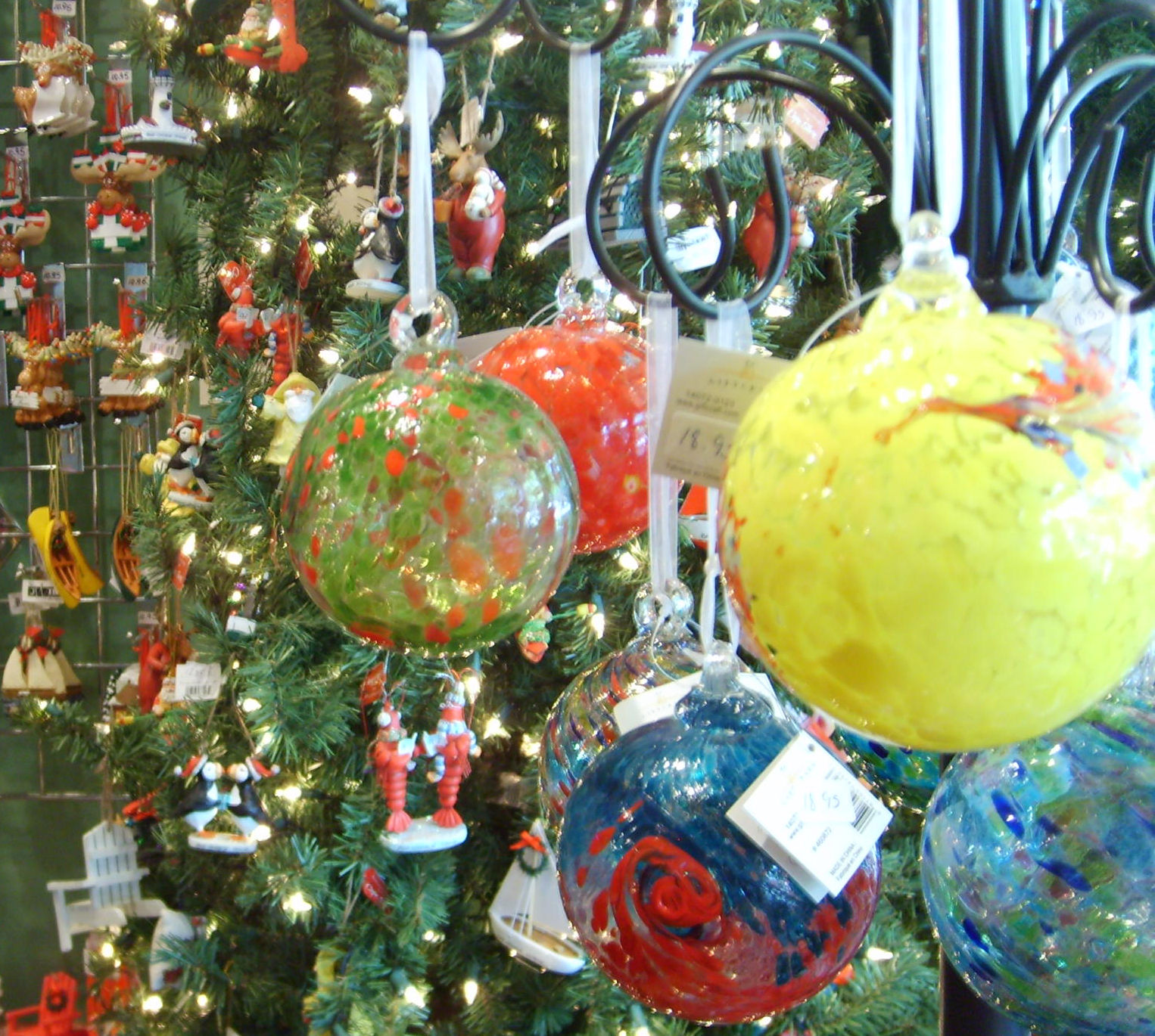 Glass ornaments