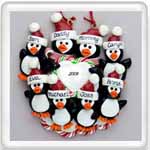 Personalized Ornament Gifts for Families of 8