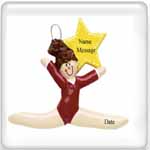 Personalized Ornament Gifts for Gymnastics