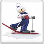 Personalized Ornament Gifts for Skiing
