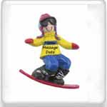 Personalized Ornament Gifts for Snowboarding