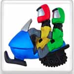 Personalized Ornament Gifts for Snowmobiling