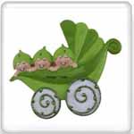 Personalized Ornament Gifts for Twins & Triplets