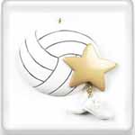 Personalized Ornament Gifts for Vollyeball