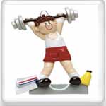 Personalized Ornament Gifts for Weightlifting