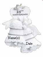 25th Wedding Anniversary Bell