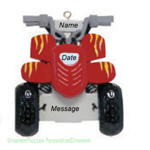 ATV Ornament - Personalized Ornament