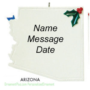 Arizona State Ornament - Personalized Ornament