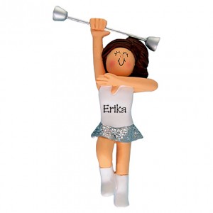 Baton Twirler Girl Brunette