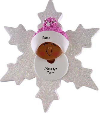 Baby Girl Snowflake African American