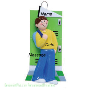 Boy High School Ornament - Personalized Ornament
