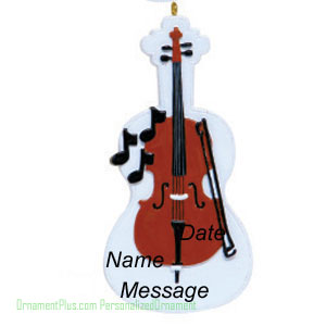 Cello Music Ornament - Personalized Ornament
