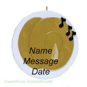 Cymbals Music Ornament - Personalized Ornament