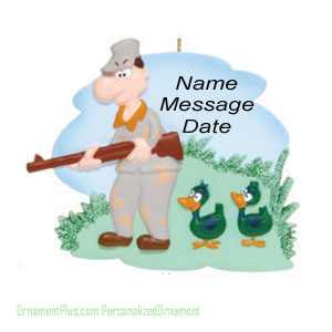 Duck Hunting Ornament - Personalized Ornament