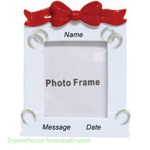 Horse Picture Frame Ornament - Personalized Ornament
