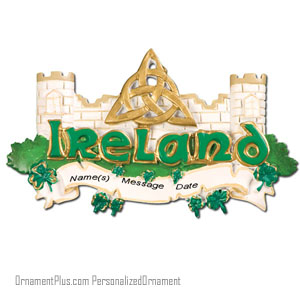Ireland Ornament - Personalized Ornament