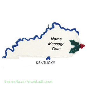 Kentoucky Ornament - Personalized Ornament