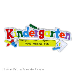 Kindergarten School Ornament - Personalized Ornament