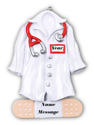Lab Coat with Band Aid