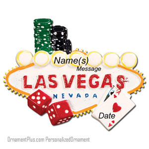 Las Vegas Ornament - Personalized Ornament
