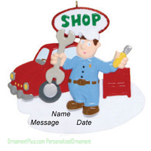 Mechanic Ornament - Personalized Ornament