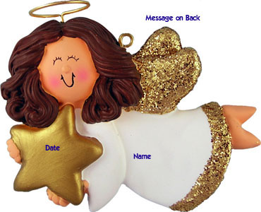 Angel with Glitter Dress