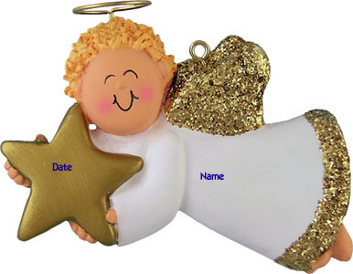 Angel Boy with Blond Hair