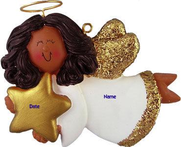 Angel Girl with Dark Skin