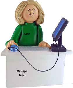 Computer Girl Blond