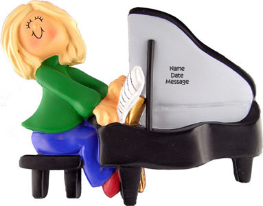 Piano Girl Blond