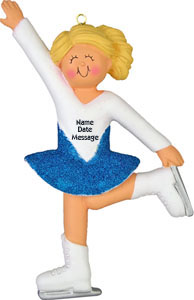 Ice Skating Girl Blond