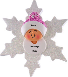 Baby Pink on Snowflake