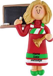 Teacher with Blond Hair