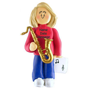 Saxophone Girl Blond