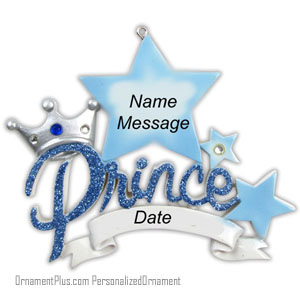 Prince Ornament - Personalized Ornament
