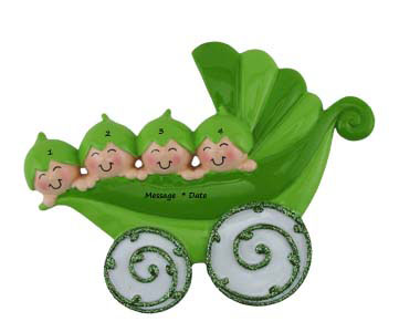 Four Peas in a Pod Baby Carriage
