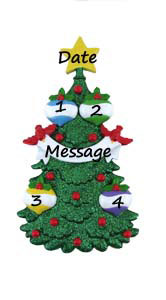 Green Glitter Tree