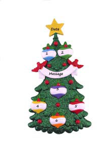 Green Glitter Tree