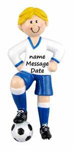 Soccer Boy Blue Blonde