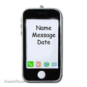 Touch Phone Ornament - Personalized Ornament