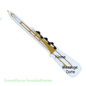 Trombone Music Ornament - Personalized Ornament