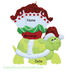 Turtle Ornament - Personalized Ornament