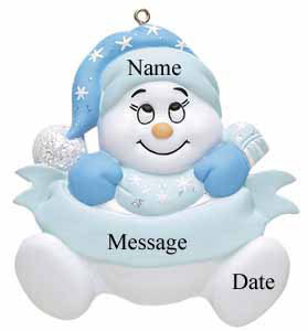 Blue Snowman