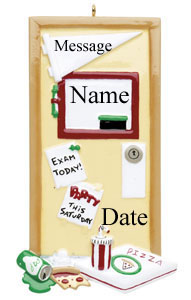 College Dorm Door