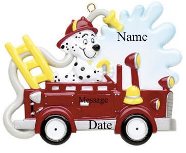 Fireman Truck Dog