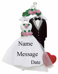 Just Married Wedding Gown and Tux