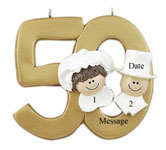 50th Wedding Anniversary Brown