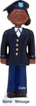 African American Girl Armed Forces Ornament - Personalized Ornament
