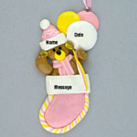 Pink Baby Stocking