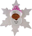 Baby Girl Snowflake African American